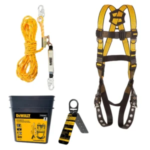 Quick ship fall protection equipment